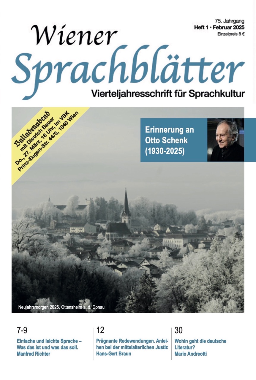 WSB 2025 Ausgabe 1 Februar Titel